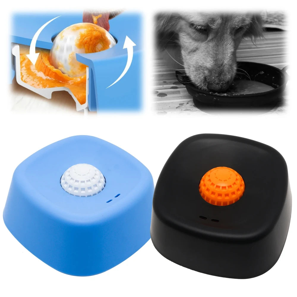 Anti-Skid Dog Treat Dispensing Bowl