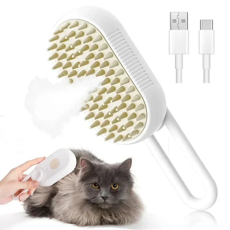 3-in-1 Steam Grooming Brush