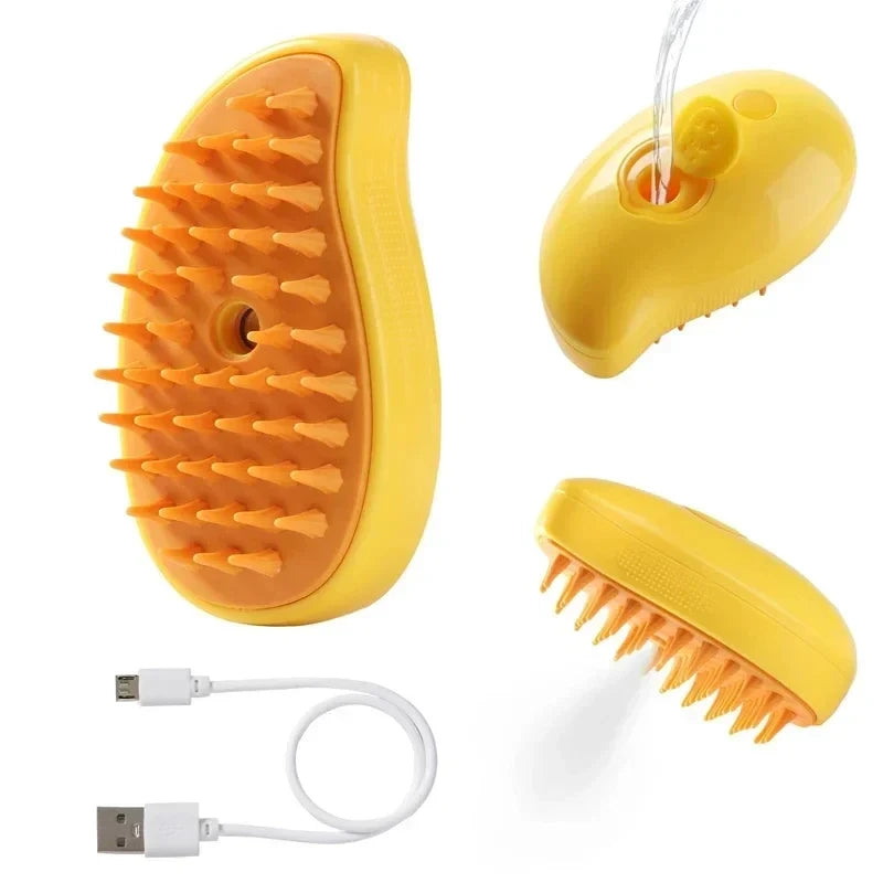 3-in-1 Steam Grooming Brush