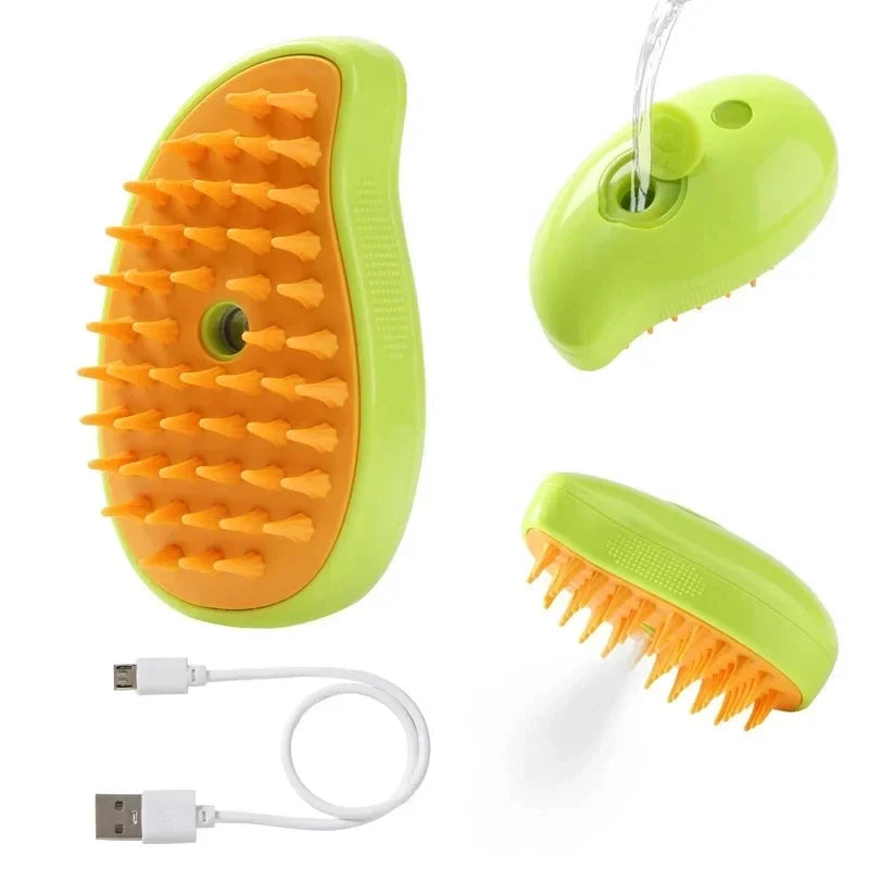 3-in-1 Steam Grooming Brush