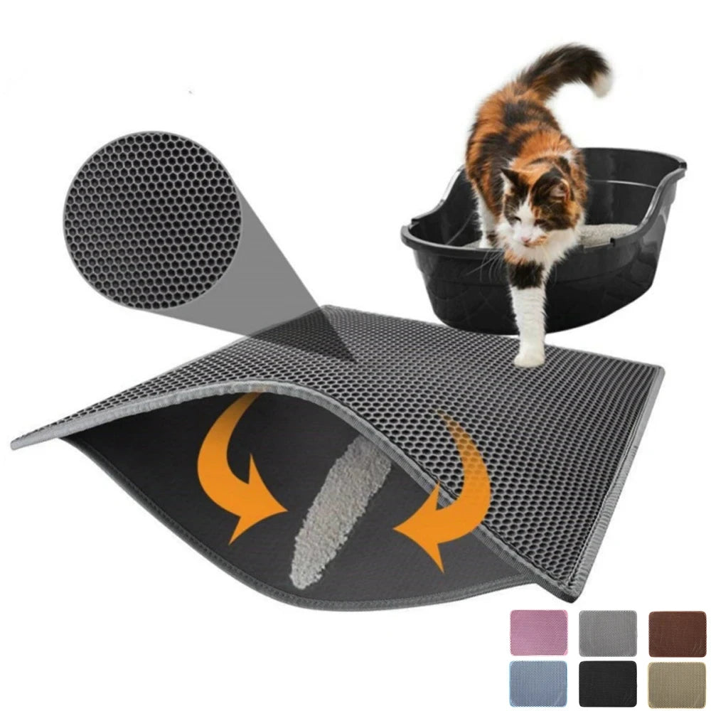 Waterproof Double Layer Cat Litter Mat