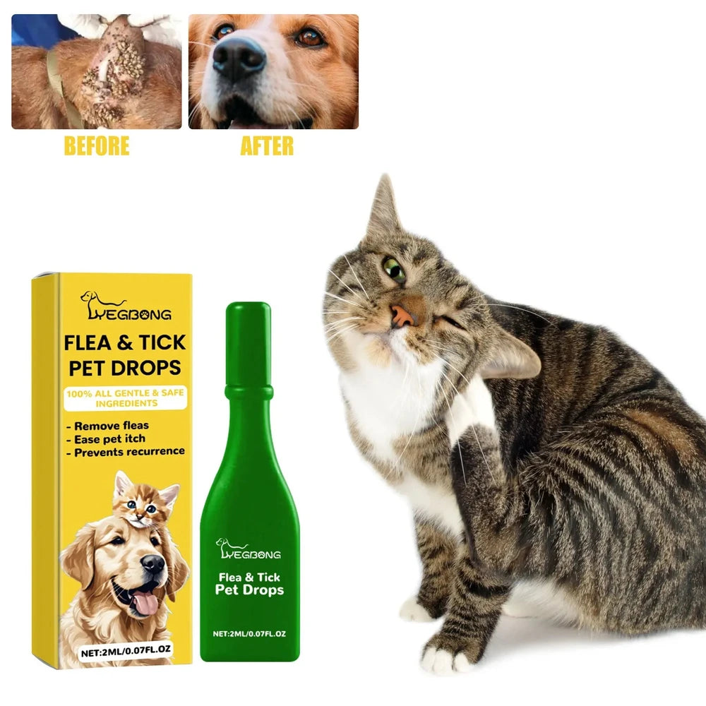 Cat Flea & Tick Treatment Drops