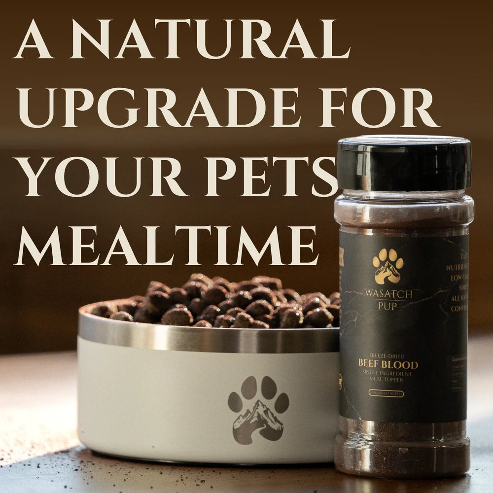 Freeze-Dried Beef Blood | Meal Topper